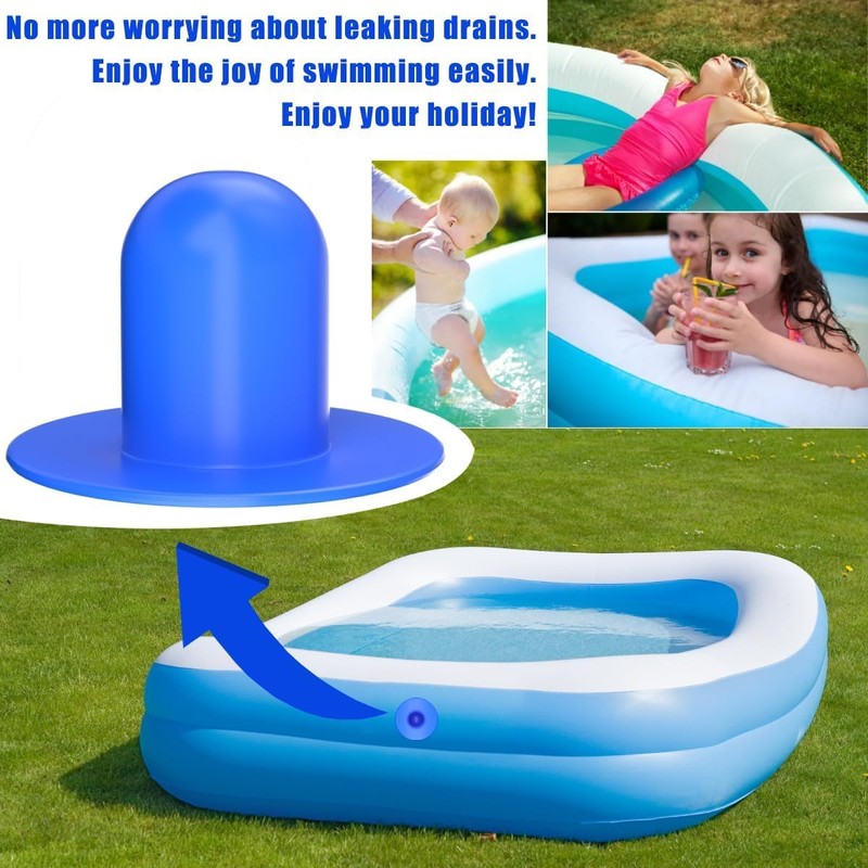 DIELOVEHUA Pack of 4 Pool Plugs, Swimming Pool Sealing Plugs,