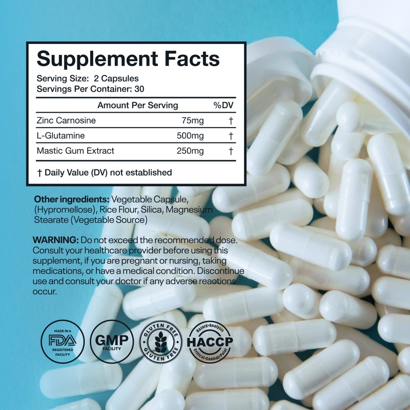 Wellsgoing Zinc Carnosine 75mg – Gut Lining & Stomach Support