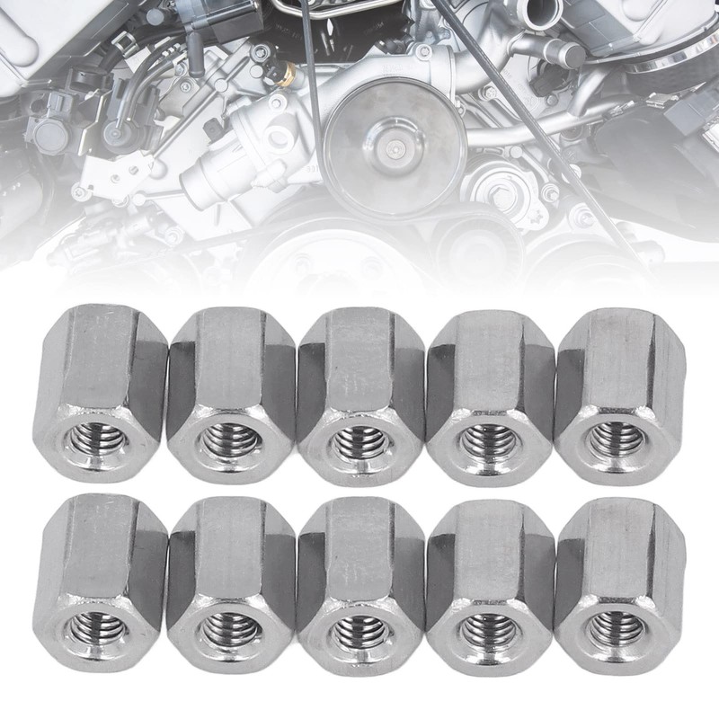 Pack of 20 Long Nuts M4 x 0.7 x 8