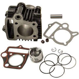 maXpeedingrods 70CC Cylinder Piston Gasket Kit for Honda C70 CT70 XR70R CRF70F ATC70 TRX70 S65 12101-098-670 Flat Top Pistons