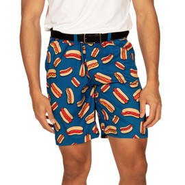Tipsy Elves Hot Dog Golf Shorts Size Large