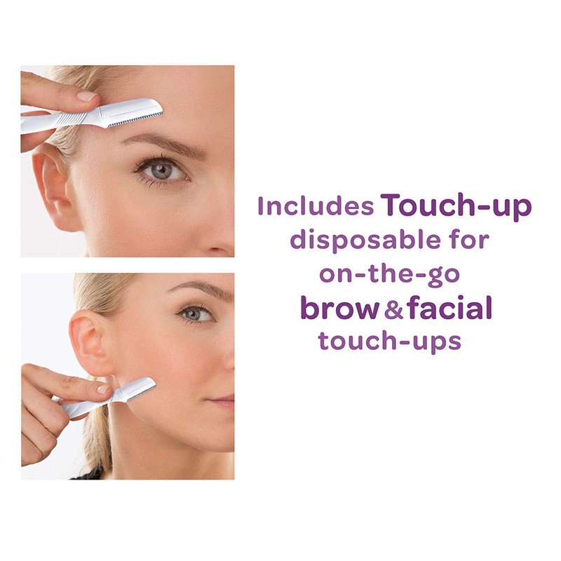 Schick Hydro Silk Perfect Finish Trimmer, 8-in-1 Grooming Kit for