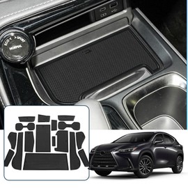 Door Slot Mats for 2022-2025 Lexus NX Accessories Non-Slip Dust Lexus NX 2022+ Pad Cup Door Mats 17PCS/Set Car Center Console Liner Mats 2022 2023 2024 2025 Lexus NX 250 NX 350 Interior Accessories