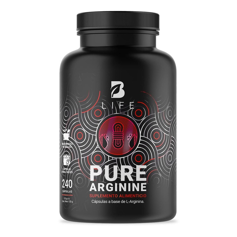 B Life L-Arginina Pura con 240 cápsulas