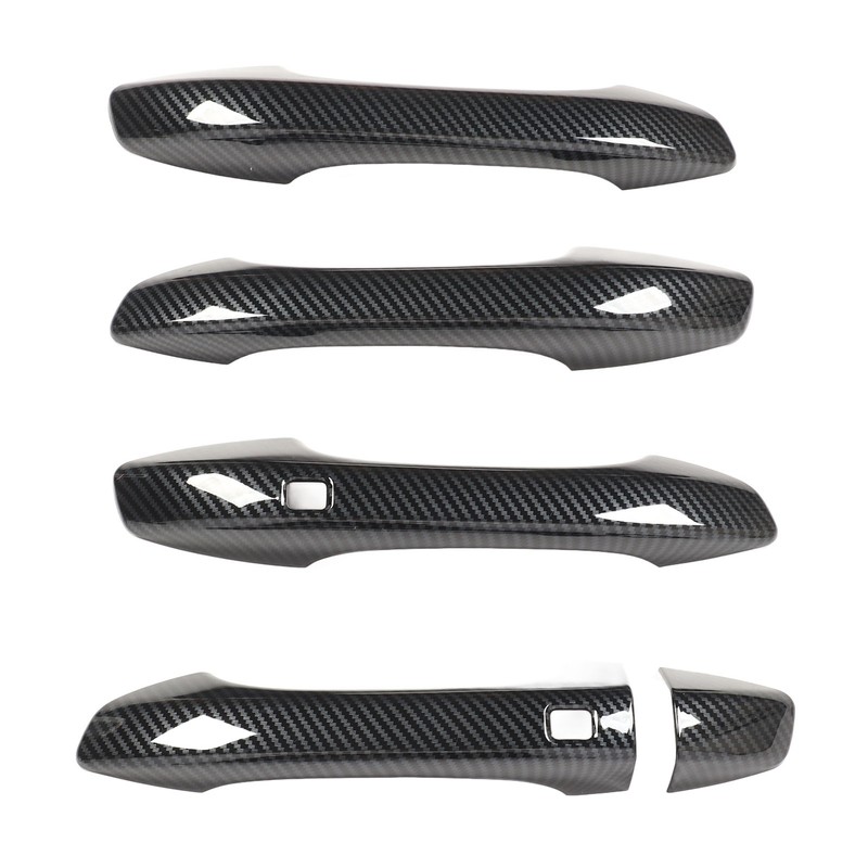 Exterior Door Handle Cover Carbon Fiber Pattern Outside Door Handle
