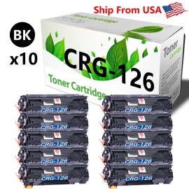 Unbranded/Generic 10PK CRG126 CRG-126 Toner Cartridge For imageCLASS LBP6200d LBP6230 Printer