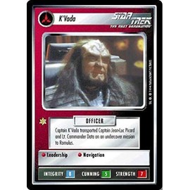 Decipher Star Trek CCG 1E Premier Limited (B Border) K'VADA 277U