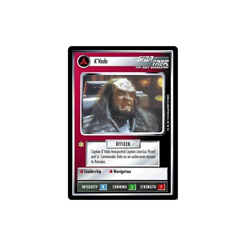 Decipher Star Trek CCG 1E Premier Limited (B Border) K'VADA