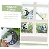 FUNOMOCYA 3sheets Bird Collision Prevention Static Window Cling Glass Alert