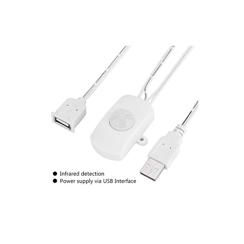 5-24V PIR USB Switch, IR Sensor Light Switch USB Motion
