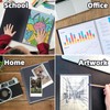 JJRING 11x14 Art Portfolio Folder with Plastic Sleeves, 24-Pocket Portfolio