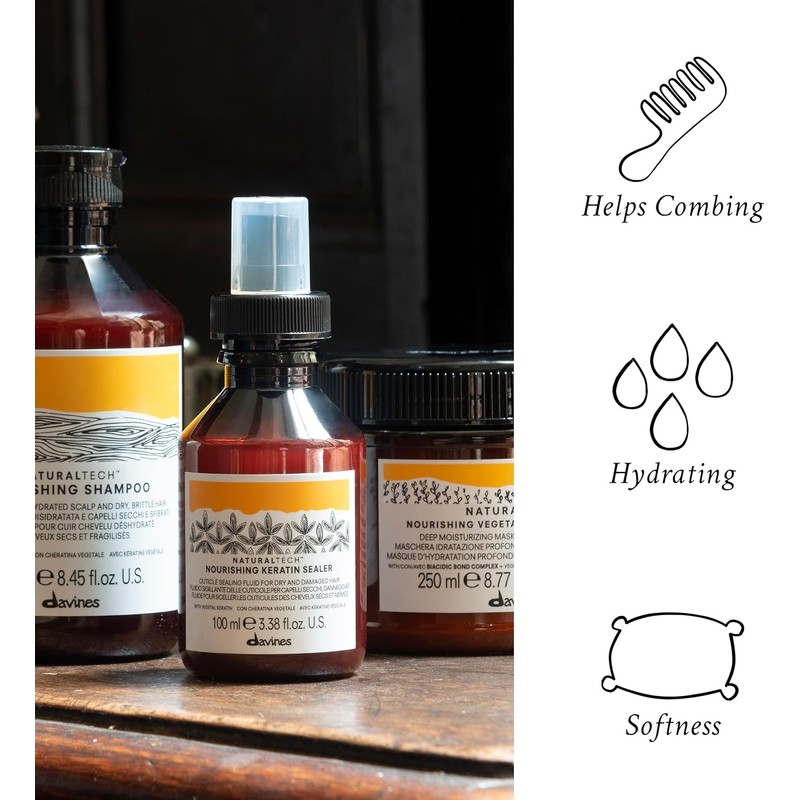 Davines Nourishing Keratin Sealer Tratamiento Leave-in reparador 100 ml