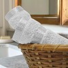 Casabella 12 Pack Flannel Face Cloth - 100% Cotton Face