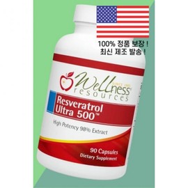 Wellness Resources Res, Resveratrol Resveratrol Resveratrol Resveratrol Ultra 500 High Potency 98% Trans 500mg Bioactive 90 Tablets Wellness Resources Res, 1 pc / 웰니스 리소시즈 레스베라트롤 라스베라트롤 레스베라톨 레즈베라트롤 울트라 500 하이 포텐시 98% 트랜스 500mg 바이오액티브 90정 Wellness Resources Res, 1개
