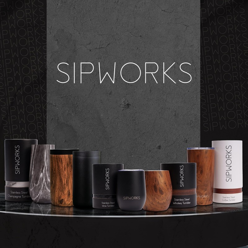 Sipworks Universal Can Cooler - Fits All - Insulated Slim