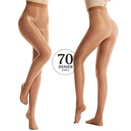 1050 Gloss Dancing Tights, Soft Elastic Waist, 70 Denier, Support Type, Compression Type, Stage Costume, Jazz Dance, Ballroom Dance, Latin Cheer Dance, Aerobics, All Through Type (Junior, Adult