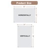 Mifuro Magnetic Glass Whiteboard，36"x24" Wall Mounted Frameless Dry Erase Board