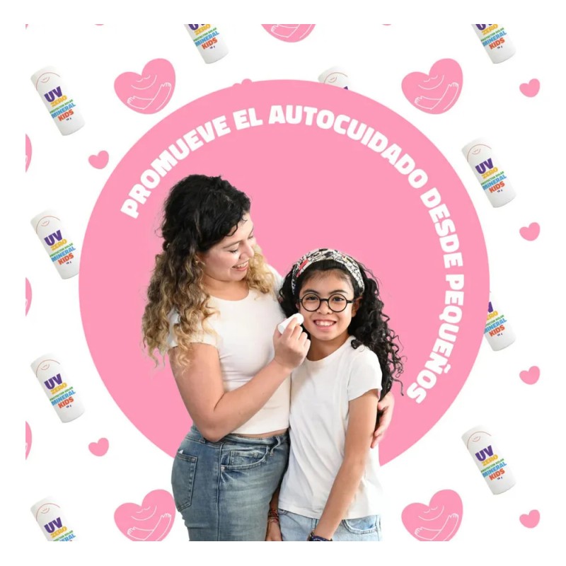 Protector Solar Mineral En Barra Uv Zero Para Niños Fps