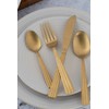 Mikasa Gold Cutlery Set in Gift Box, Stainless Steel, 16