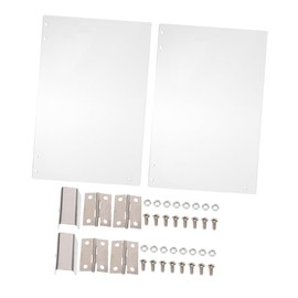 HOLIDYOYO 2pcs Popcorn Machine Door Panel Replacement Clear Protective Panel for Commercial Popcorn Machines Secure Installation Reduces Mess and Enhances Safety