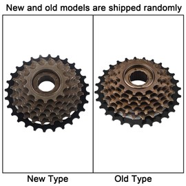 Akozon HeavyDuty 7-Speed Freewheel Cassette Sprocket, Mountain Bike Replacement Accessory, AntiRust Steel, Enhanced Durability and Smooth Rotation