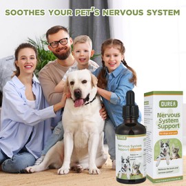 Seizure and Epilepsy Supplement, Nervous System Supplements for Dogs and Cats, Natural Herbal Help Relieve Anxiety, Involuntary Muscle Activity,Twitching and Drooling, Repetitive Strange Movements