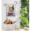 Breeze Decor Patriotic Dilute Calico Garden Flag Set Wall Hanger