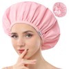 Years Calm Shower Caps For Women Reusable Waterproof，Pattern And Solid