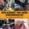 [3 Pack] Replacement Two-Sided Screwdriver Bit For Leatherman Multi-Tool -