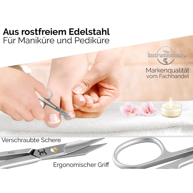 Nail Scissors Cuticle Scissors Combination Manicure Pedicure Scissors Stainless Steel