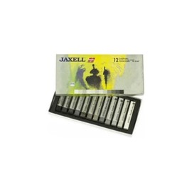 Honsell 47650 - Jaxell Pastel Chalk, Square Shape, for Flat and Precise Working, Rich Non-fading Colours, Ideal for Artists, Hobbyists, Children, School