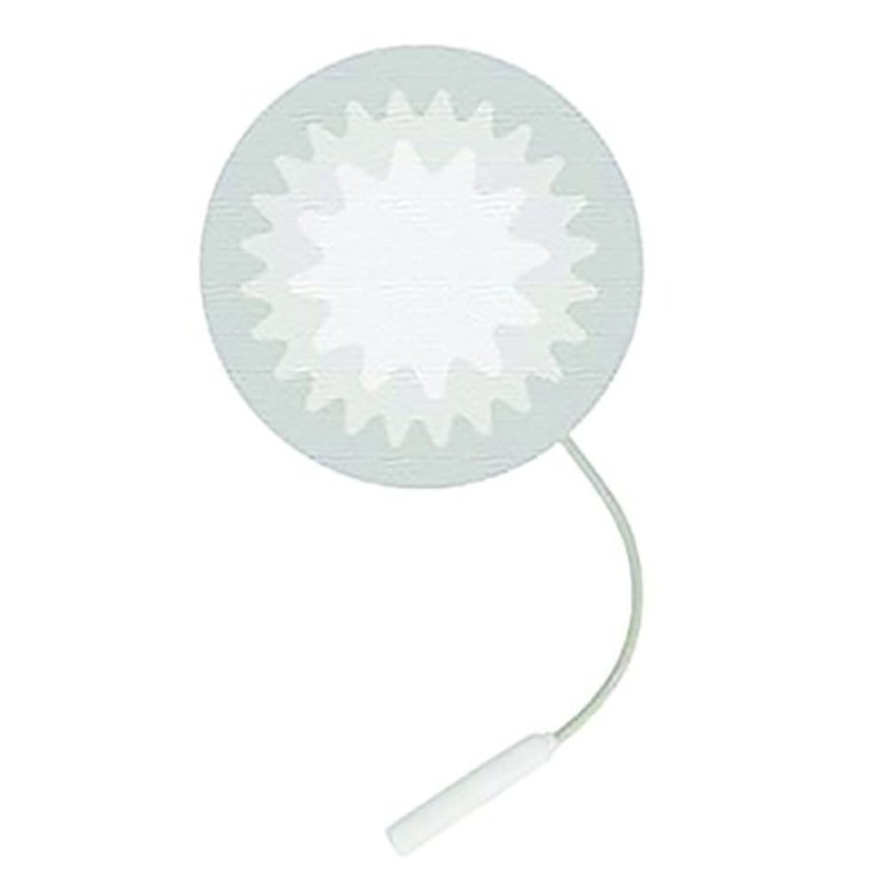 Uni-Patch S Series White Tricot Electrodes, 2" Round, 40 Pack