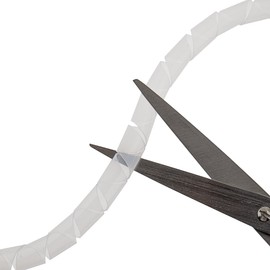 SeKi Spiral Band 12-75 mm 10 m Transparent Flexible Cable Tube Spiral Hose Cable Protection for Bundling Cables
