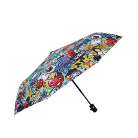 I-TOTAL® - Auto Pop Up Umbrella / Retractable with Bag / High Quality / For One Person, NON