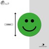 90 Smileys Magnet Set (Diameter 3 cm): 30 Cheerful Green,
