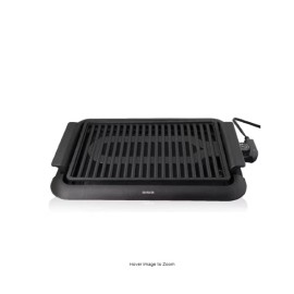 AIWA Watt Indoor Smokeless Grill 5 Temperature Settings Cleaning, Black