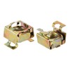 sourcing map M12 Cage Nuts for Server Rack Cabinet Carbon