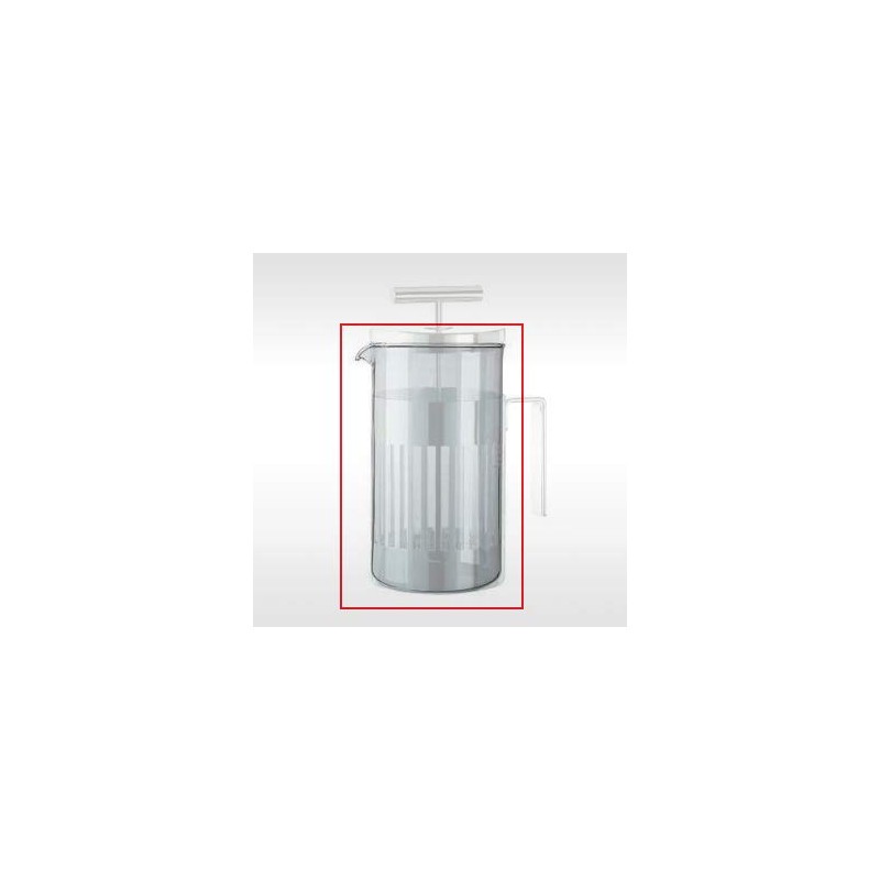 Alessi 35741 Ersatzglas für 9094 Kaffeezubereiter, 8 Tassen