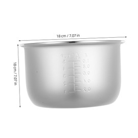 STOBAZA Nonstick Electric Pressure Cooker Pot Aluminum Alloy Replacement for Rice Cooker Quick Heat Liner 2-liter Single Spray Bowl