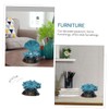 Mobestech 2Pcs Scallop Fish Tank Bubbler Decoration Underwater Ornaments for