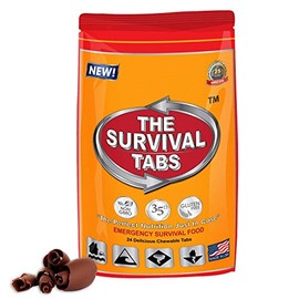 Emergency Survival Food - Gluten Free and Non-GMO 25 Years Shelf Life - Chocolate Flavor