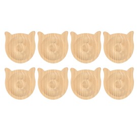 8pcs Bead Bracelet Display Tray Multipurpose Stylish Elegant Cat Shape Solid Wood Jewelry Tray for Bangle Bracelet Jewelry
