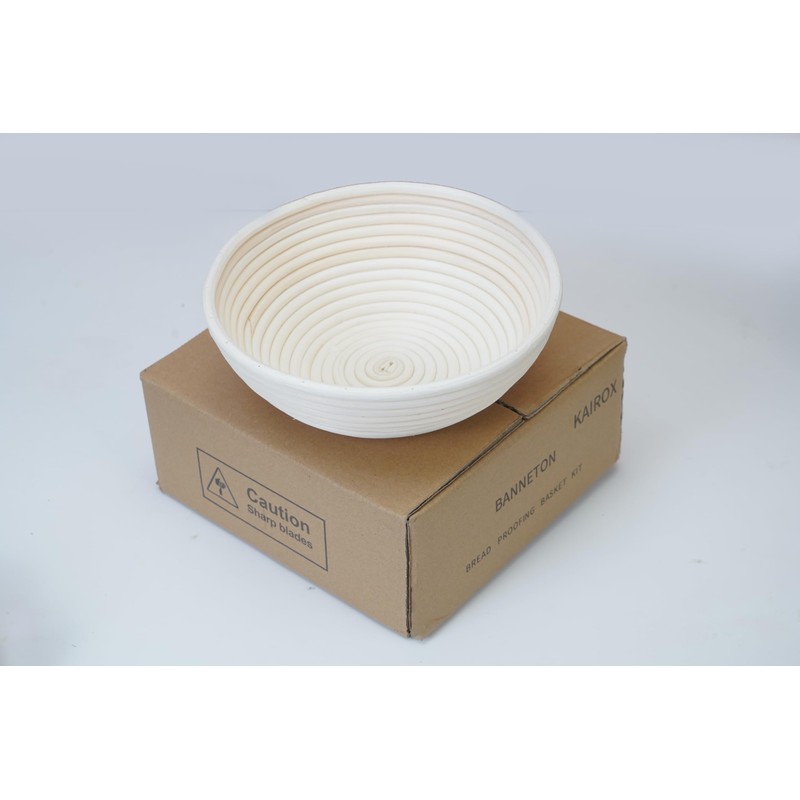 Premium Sourdough Bread Proofing Basket Set – Round Banneton with