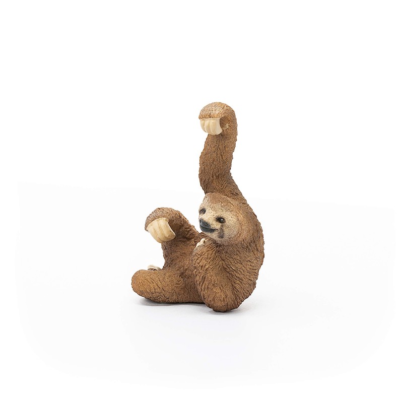 schleich 14793 WILD LIFE Sloth Figurine for ages 3+, Brown