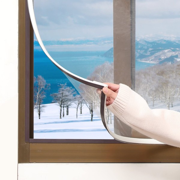 JOOFAN Magnetic Window Insulation kit, Heavy Duty Window Insulation Film