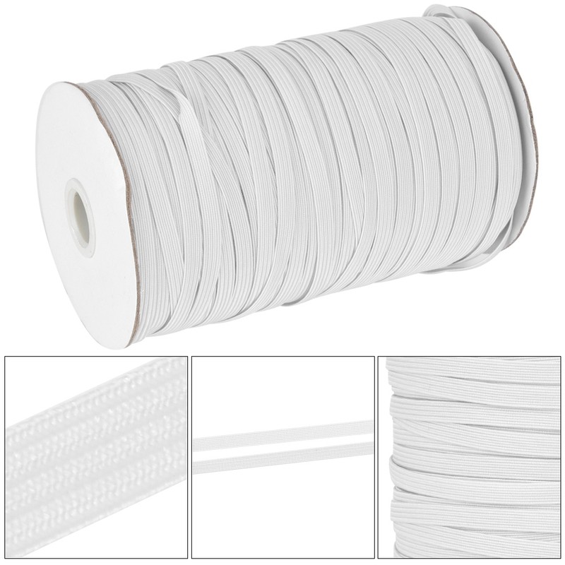 200 Yards/Roll Elastic Band High Elasticity Multifunctional for Protective Clothing