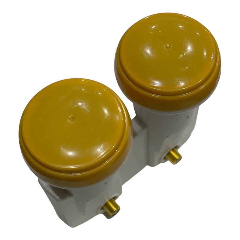 GOLDEN MEDIA LNB Monobloc Twin 0.1 DB Full HD 3D