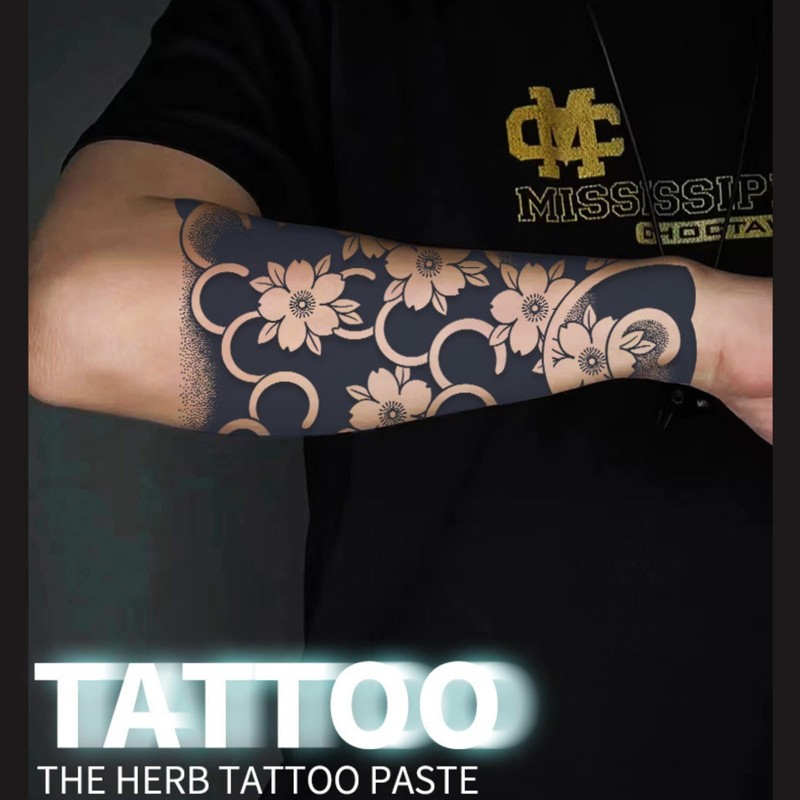 Jagua Tattoo Stickers, 2 Weeks Disappearing Tattoos Set of 2