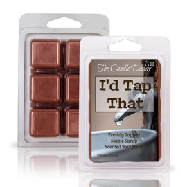 The Candle Daddy I'd Tap That - Freshly Tapped Maple Syrup Scented Wax Melt - 1 Pack - 2 Ounces - 6 Cubes