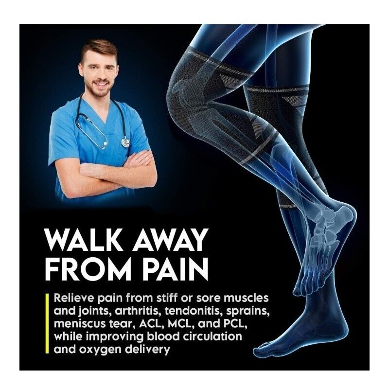 Langov Compression Knee Sleeves for Knee Pain for Women &